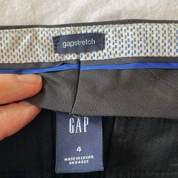 GAP Women’s 4 Black Stretch Pencil Skirt w Front & Back Pockets Preppy Classic - Picture 8 of 9